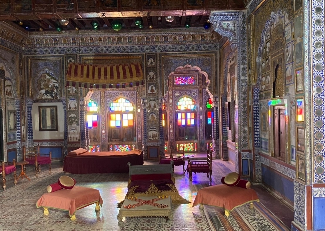インドのマハラジャの部屋