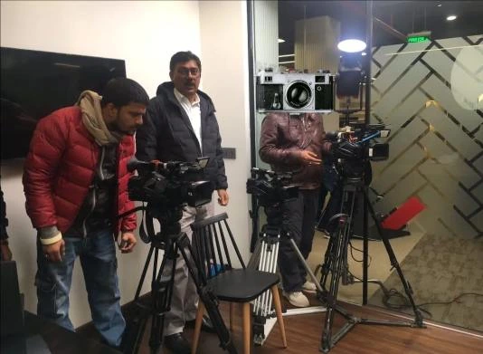 インドリモート撮影を しています